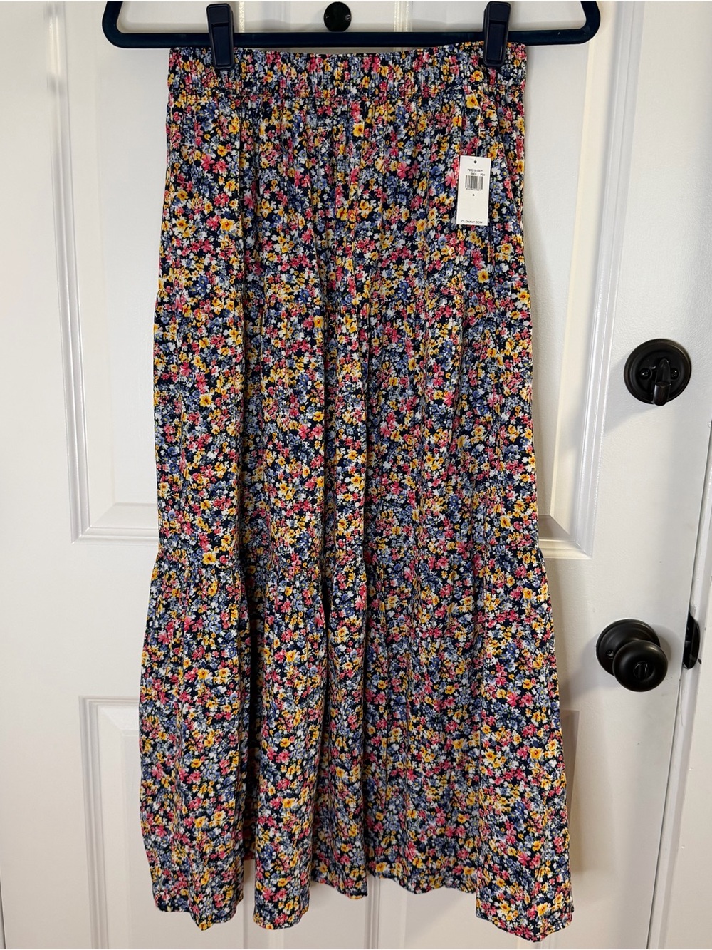 Old Navy Floral Tiered Maxi Skirt - Multicolor S